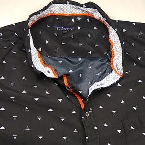 Synergy short sleeve casual button down